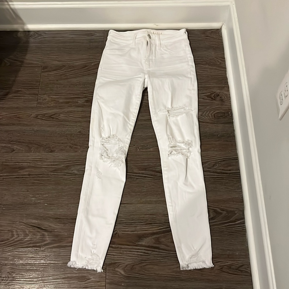 American eagle white jeans